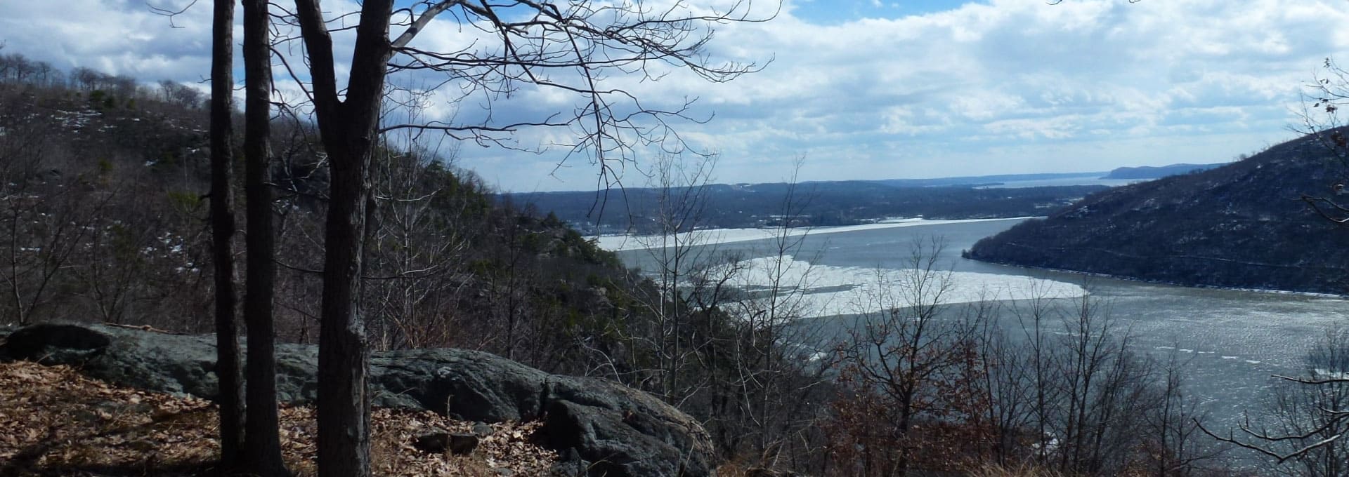 River view in winter