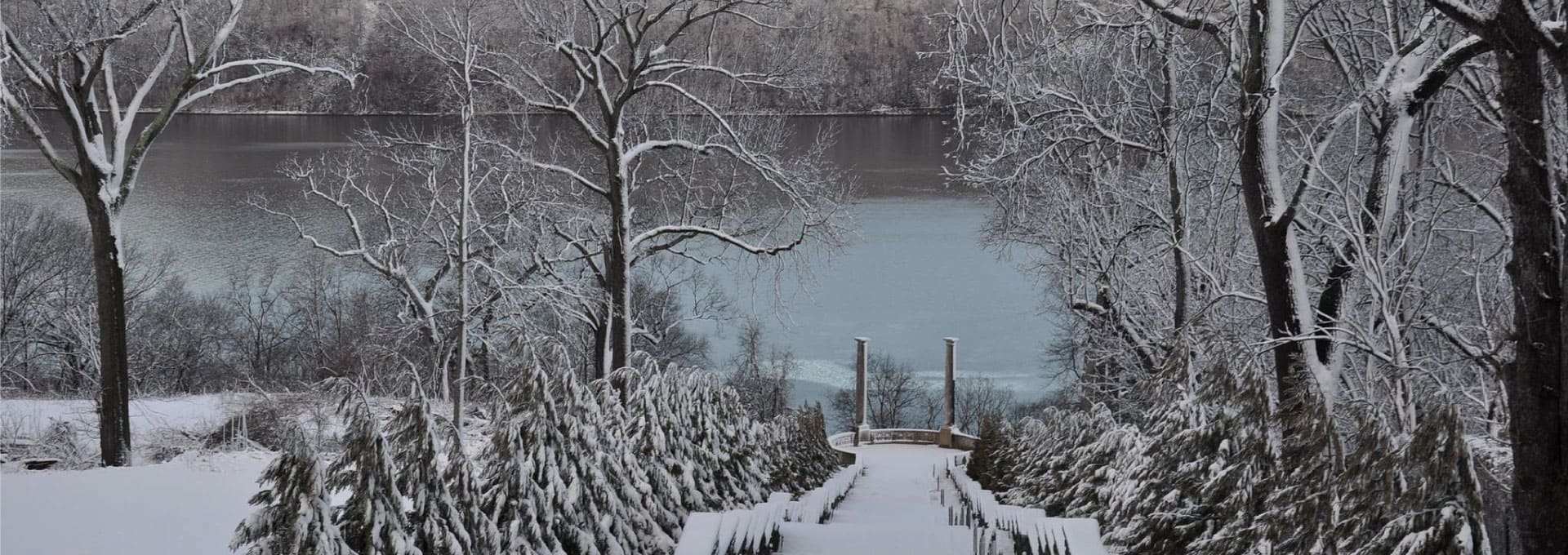 Yonkers Trail Trio on a winter day