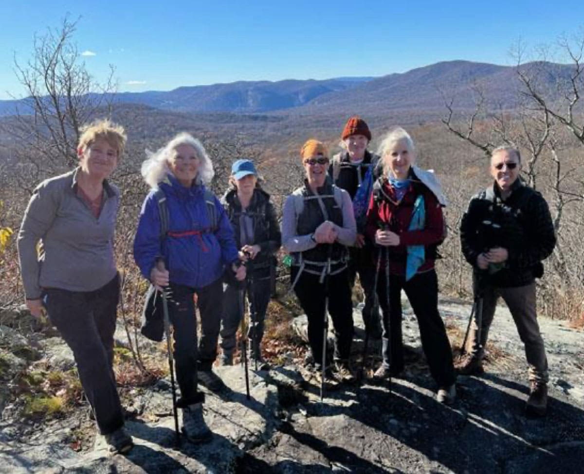 Hikers at the summit