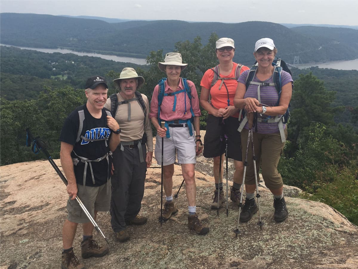 hikers on a summit