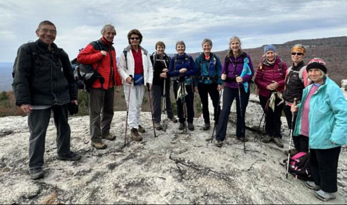 Hikers at Gertrude’s Nose